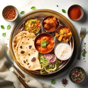 Veg Rajwadi Meal (Medium)